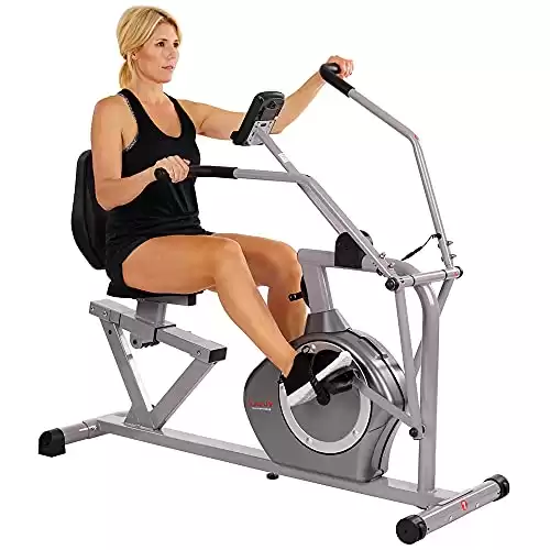 Sunny Recumbent Bike with Arm Exercisers (SF-RB4708)